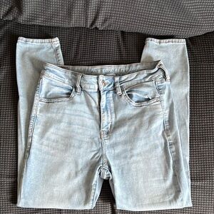 American Eagle Outfitters Women's Light Wash Hi- Rise Jeggings